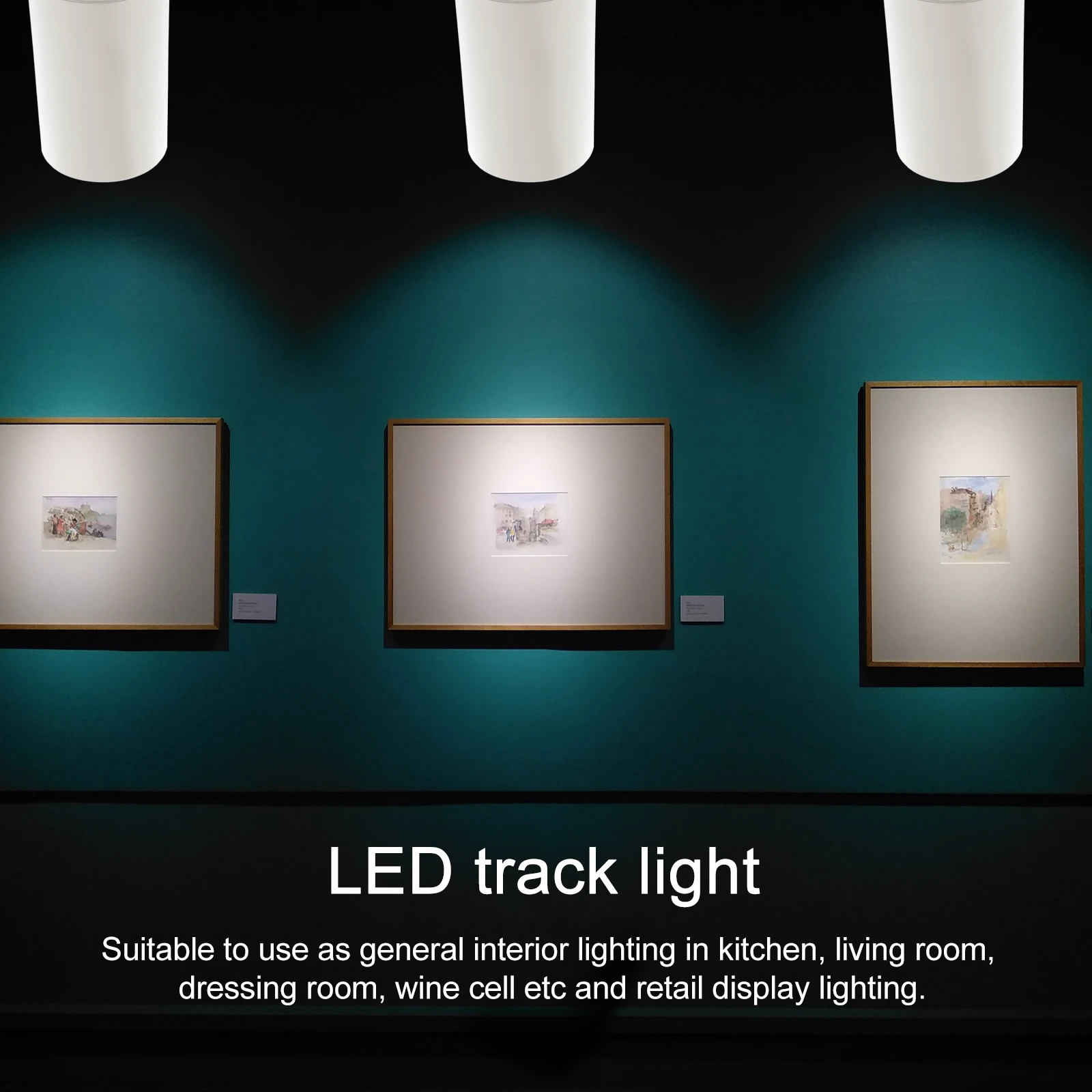 

20 W Track Lights Bright Ceiling Wall Clothing Store Spotlight COB Retail Lighting Lamp LED