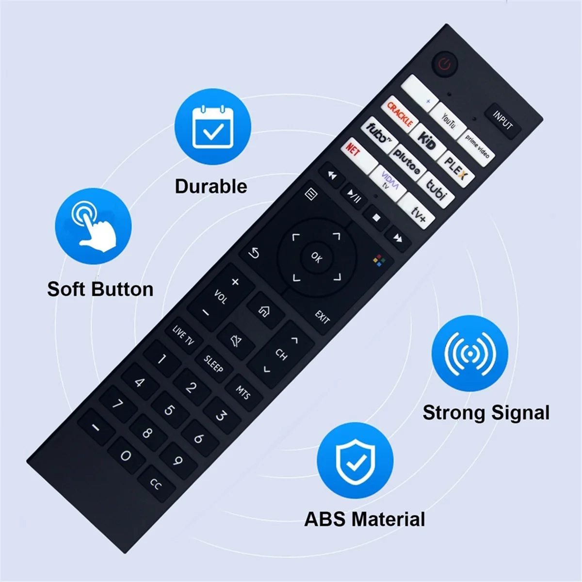 Replace CT-95079 Remote Control for TOSHIBA Smart TV CT-95079 Remote ControlJAS
