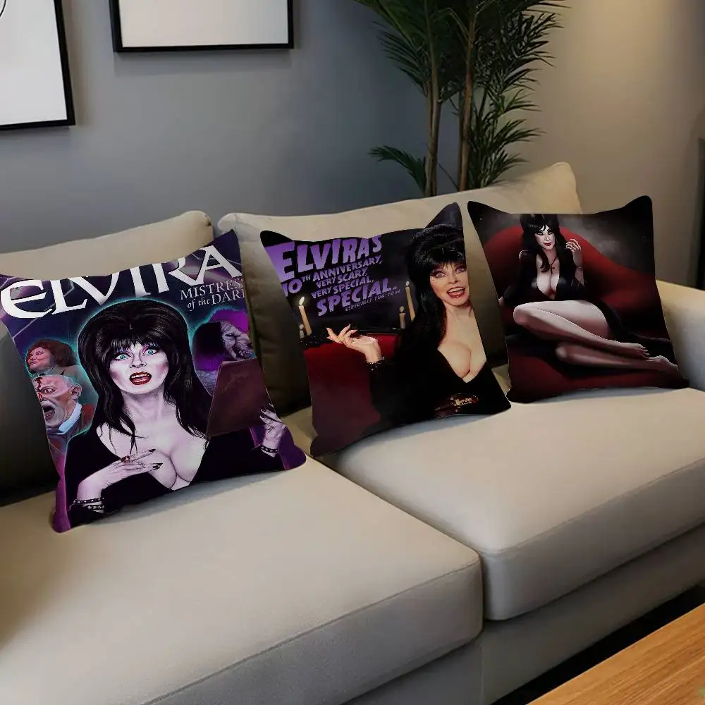 Film E-Elvira M-Mistress D-Dark Pillow Cover for Bedroom Room and Living Room Sofa Decorative Cushion Cover view 4