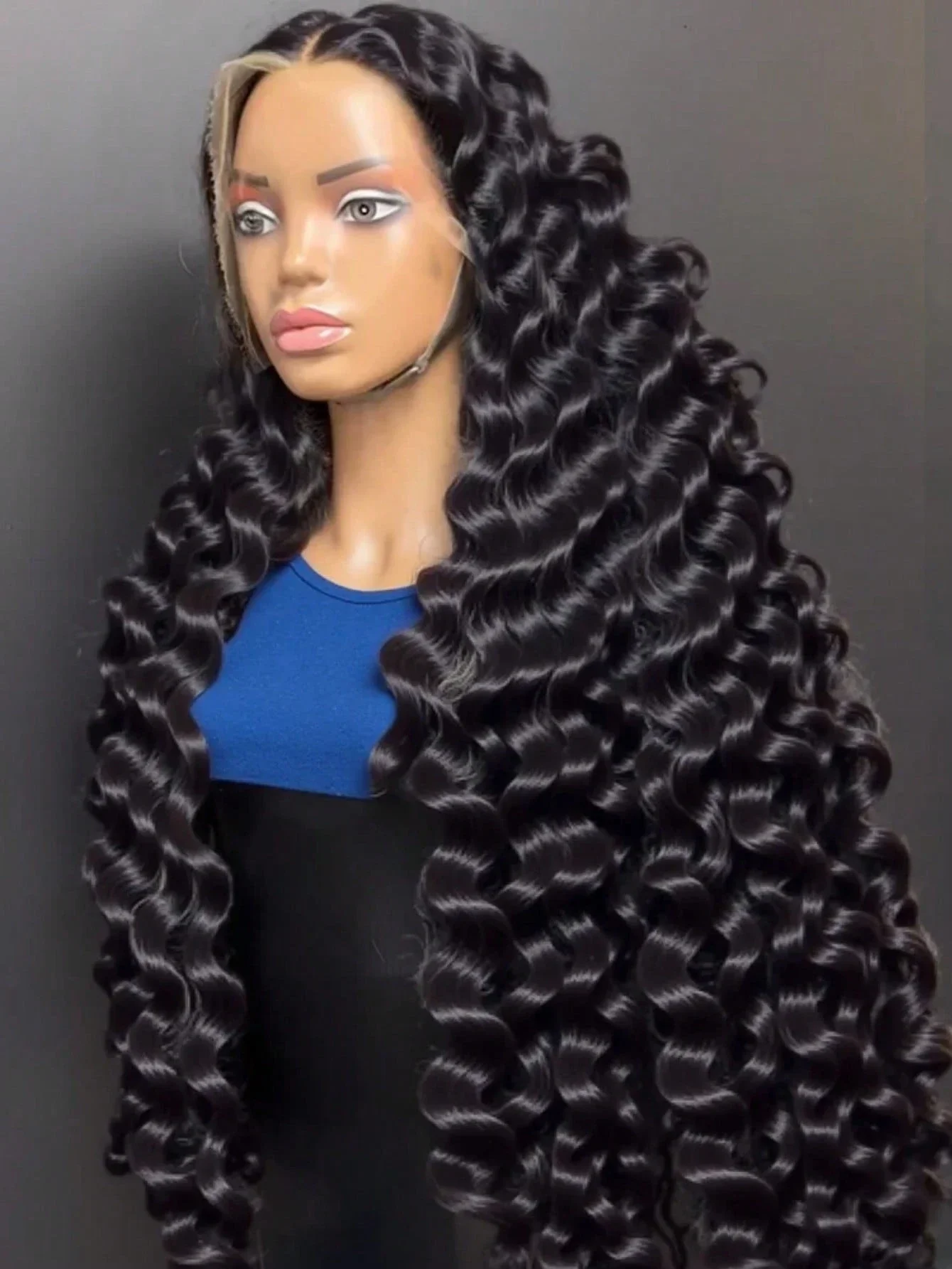 

30 Inch 250% Density 13x4 HD Loose Deep Wave Lace Front Wigs Human Hair Pre Plucked Loose Wave Transparent Lace Frontal Wigs Human Hair 12A Wigs Human Hair Pre Plucked With Baby Hair For Women