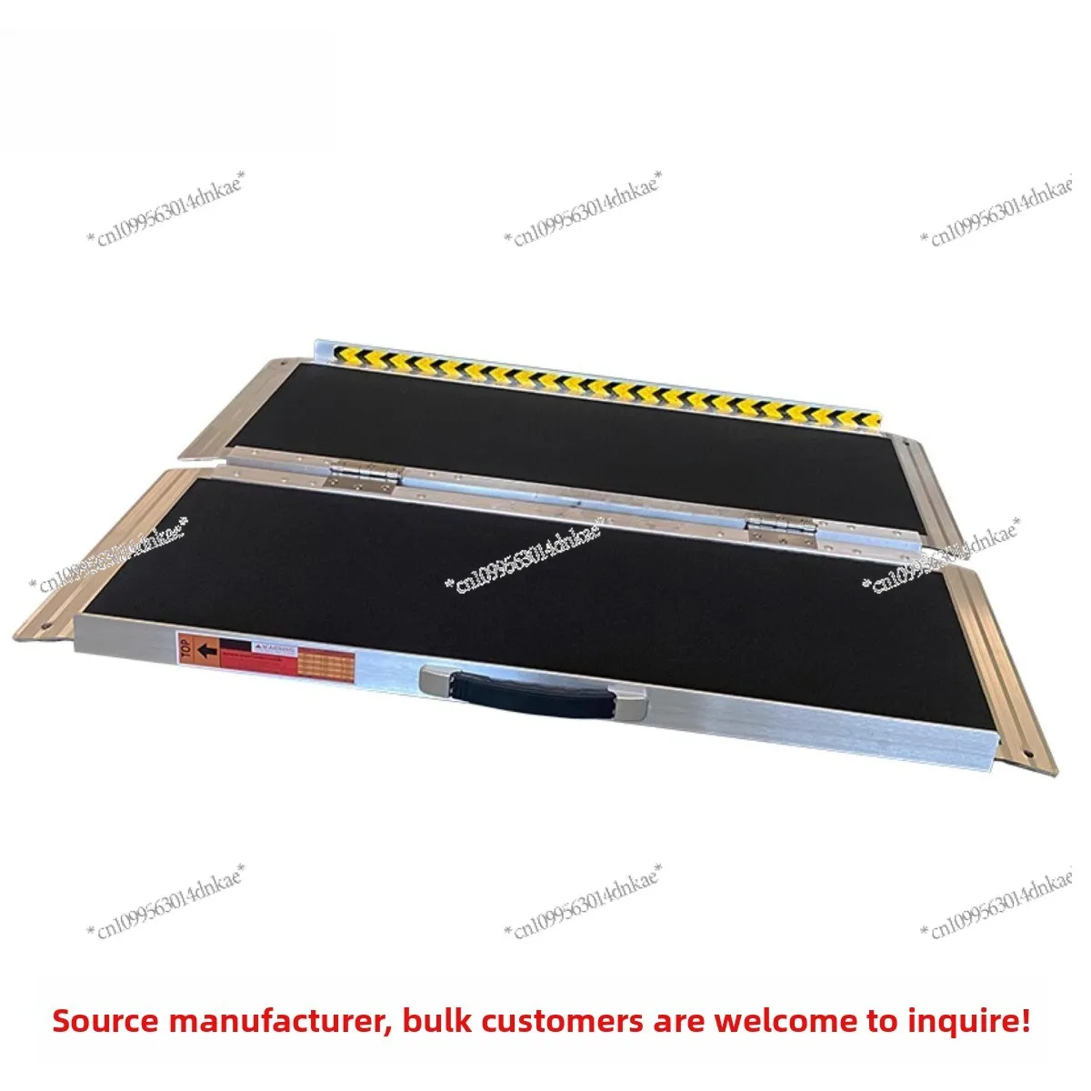 

Accessible Aluminum Alloy Ramp Portable Non-slip Folding Mobile Staircase Ramp Wheelchair Ramp