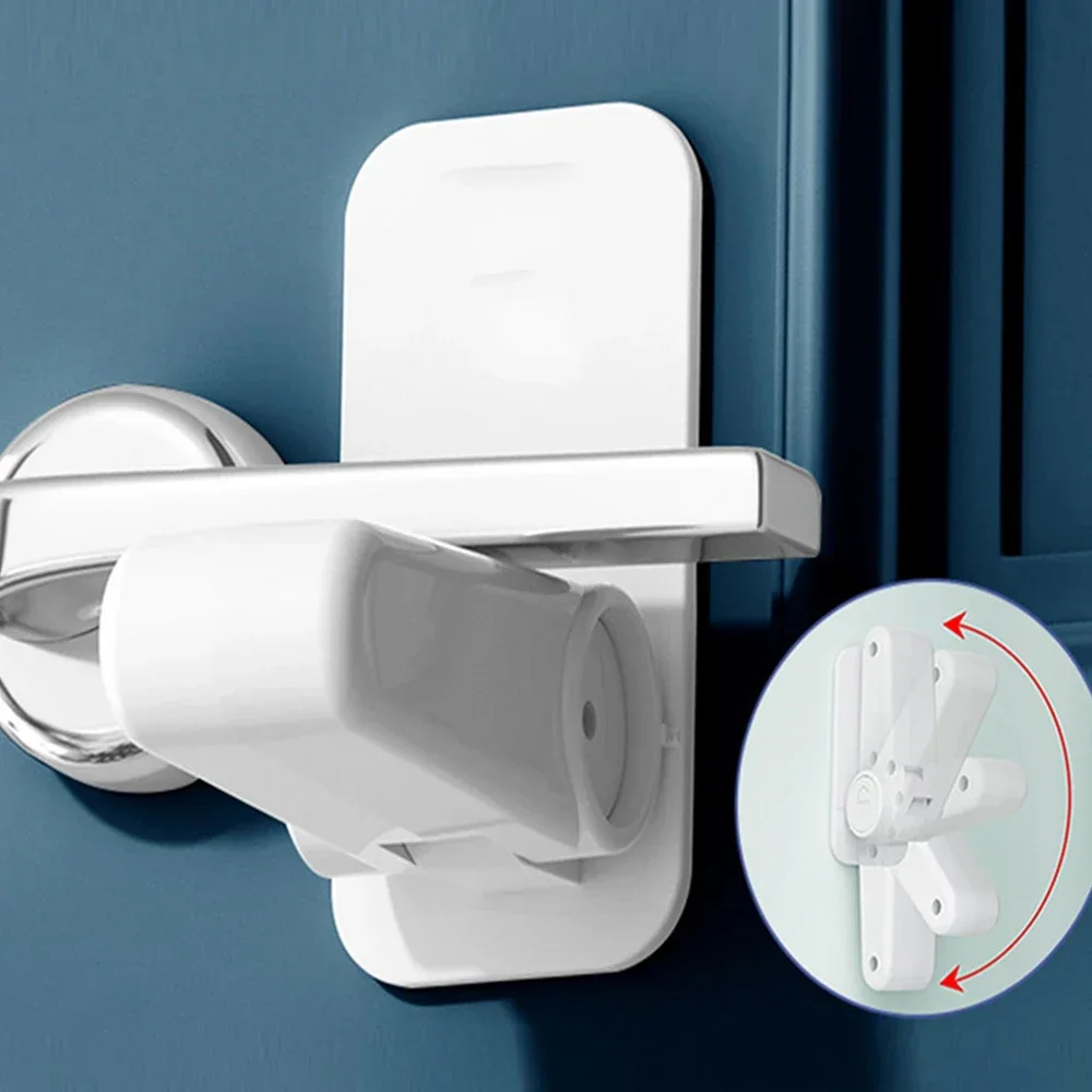 

Baby Safety Lock Universal ABS Child Drawer Lock Protection Device Screwless Anti-open Locks for Refrigerator Wardrobe Door