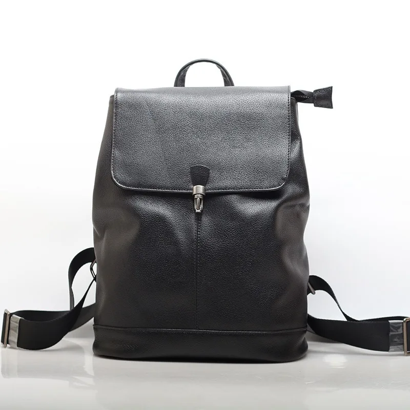 

Zency Classic Vintage Autumn Winter Leather Travel Working Backpack College Schoolbag Students Unisex