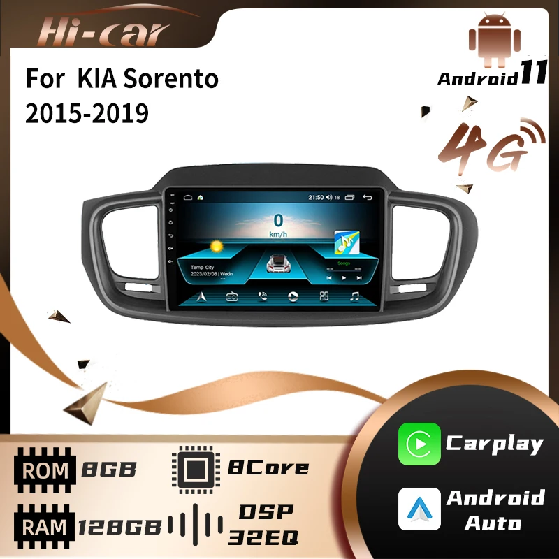 

2 Din Android Car Radio Stereo for KIA Sorento 2015-2019 10.1" Screen Gps Navigation Head Unit Car Multimedia Player Autoradio