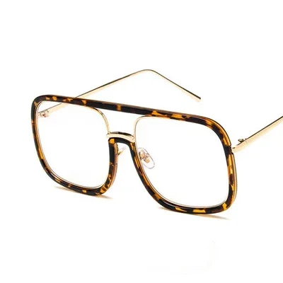 Men\'s Retro Metal Mirror 2024 Brand Designer Gold Silver Lady Optical Glasses Frame Unisex Stylish Personality Glasses Frame