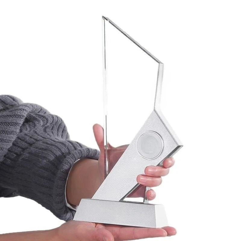 

Metal trophy atmospheric crystal five-pointed star creative honorary medal outstanding employee souvenir commendation