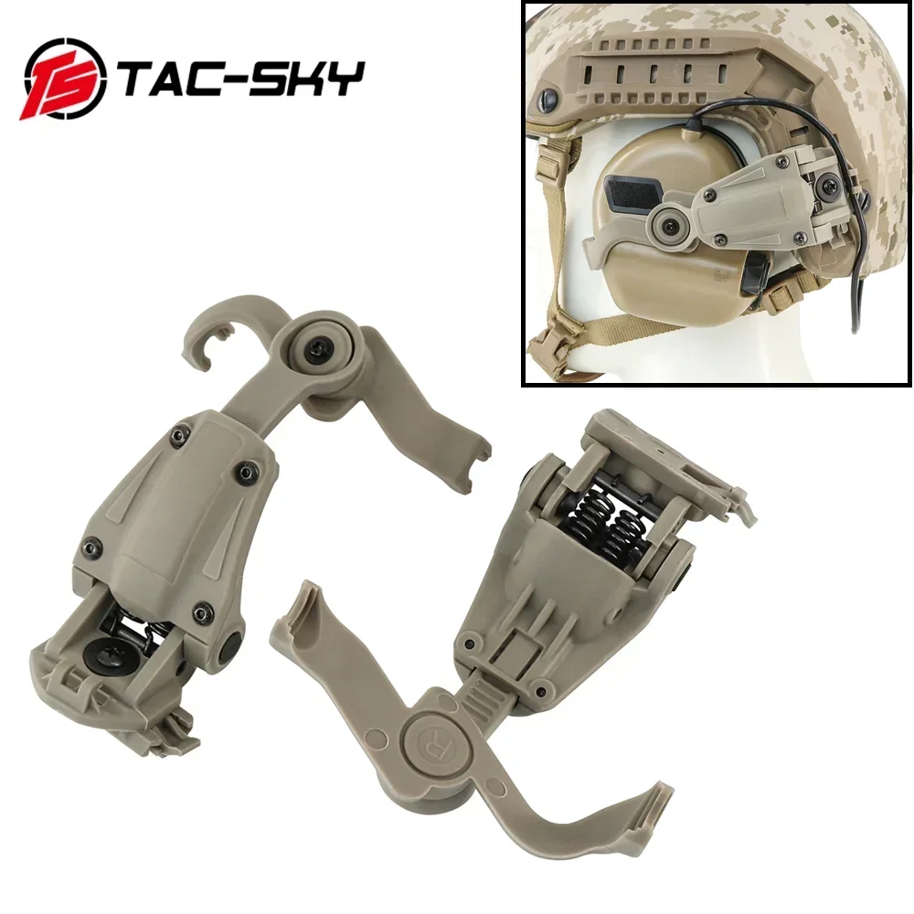 

TS TAC-SKY Tactical Helmet Accessories ARC/WENDY /MLOK Rail Adapter Compatible with EARMOR M31-MOD3 / M31H-MOD3 Civilian Headset