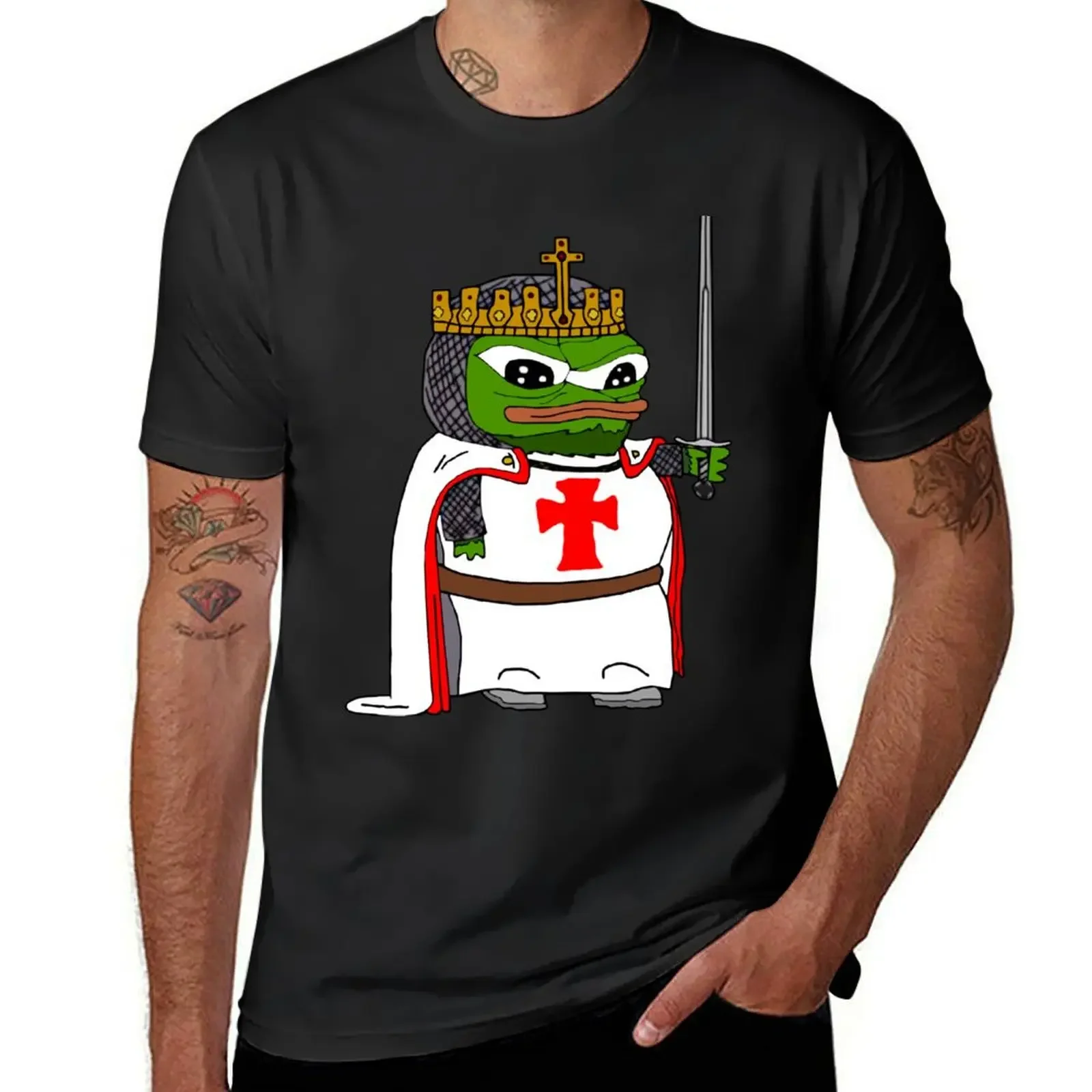 

Pepe Knight's Templar Apu T-Shirt heavyweights shirts graphic tee quick-drying T-shirt men