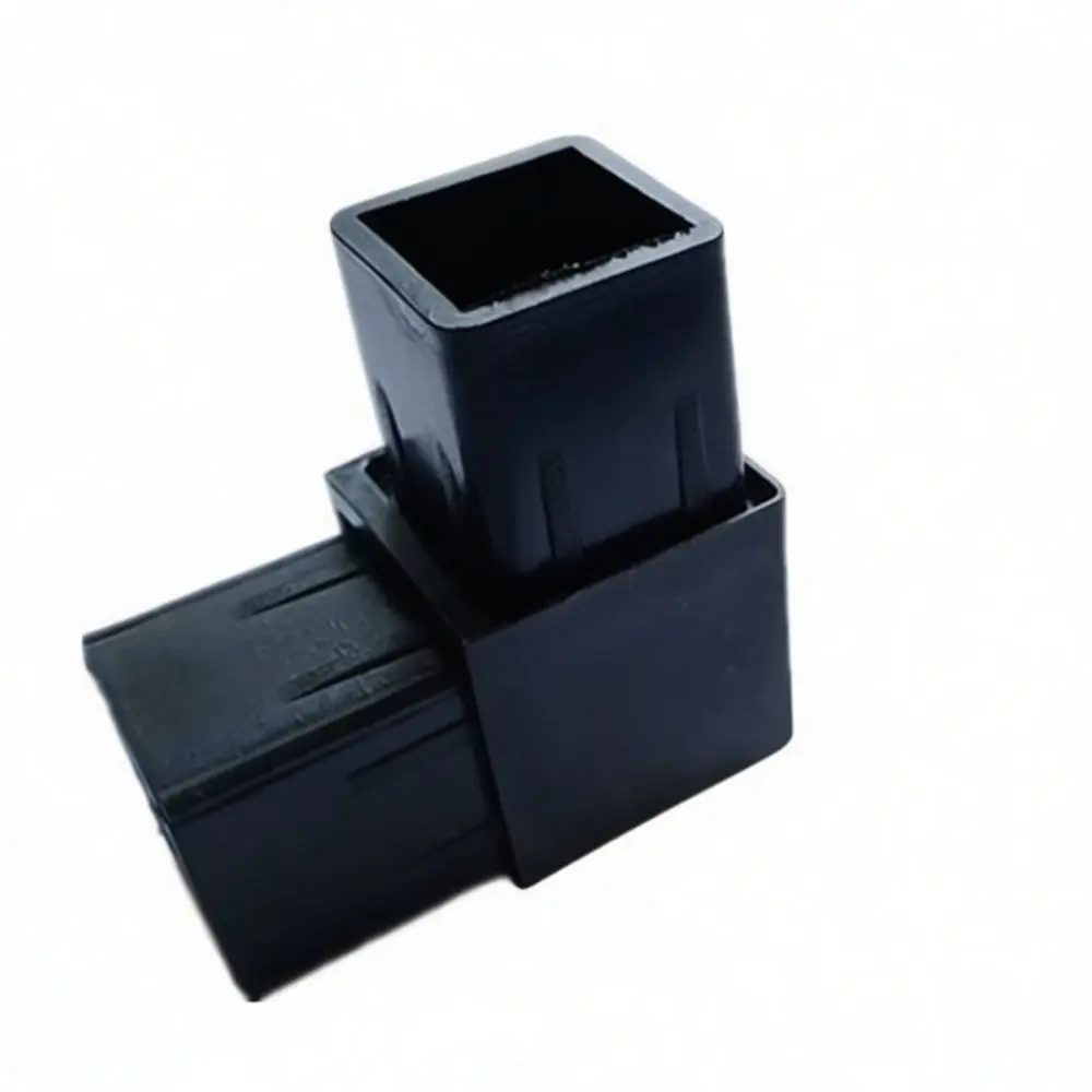 Efficient Plastic Square Pipe Joint Connector No Weld Assembly Fitting For Industrial Storage Rack Framework