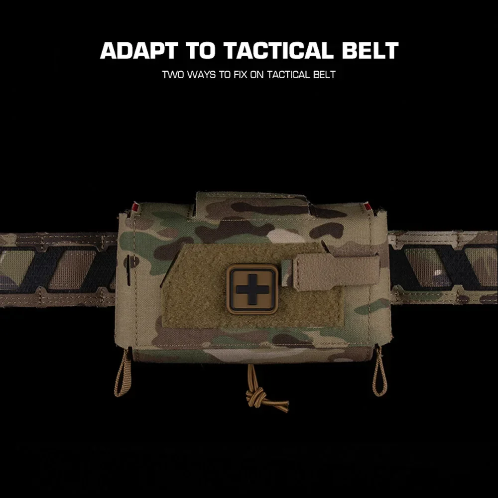 Taktische Tasche Agilit Style MD2 Compact Trauma Kit IFAK Medizinische Erste-Hilfe-Pack Überlebensausrüstung Aufbewahrung für Outdoor-Jagdcamping – Detail 14