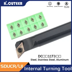 Internal Turning Tool Holder S16Q-SDUCR11 S25S-SDUCR11 S32T-SDUCR11 Boring Bar DCMT Carbide Inserts Lathe Bar CNC Cutting Tools