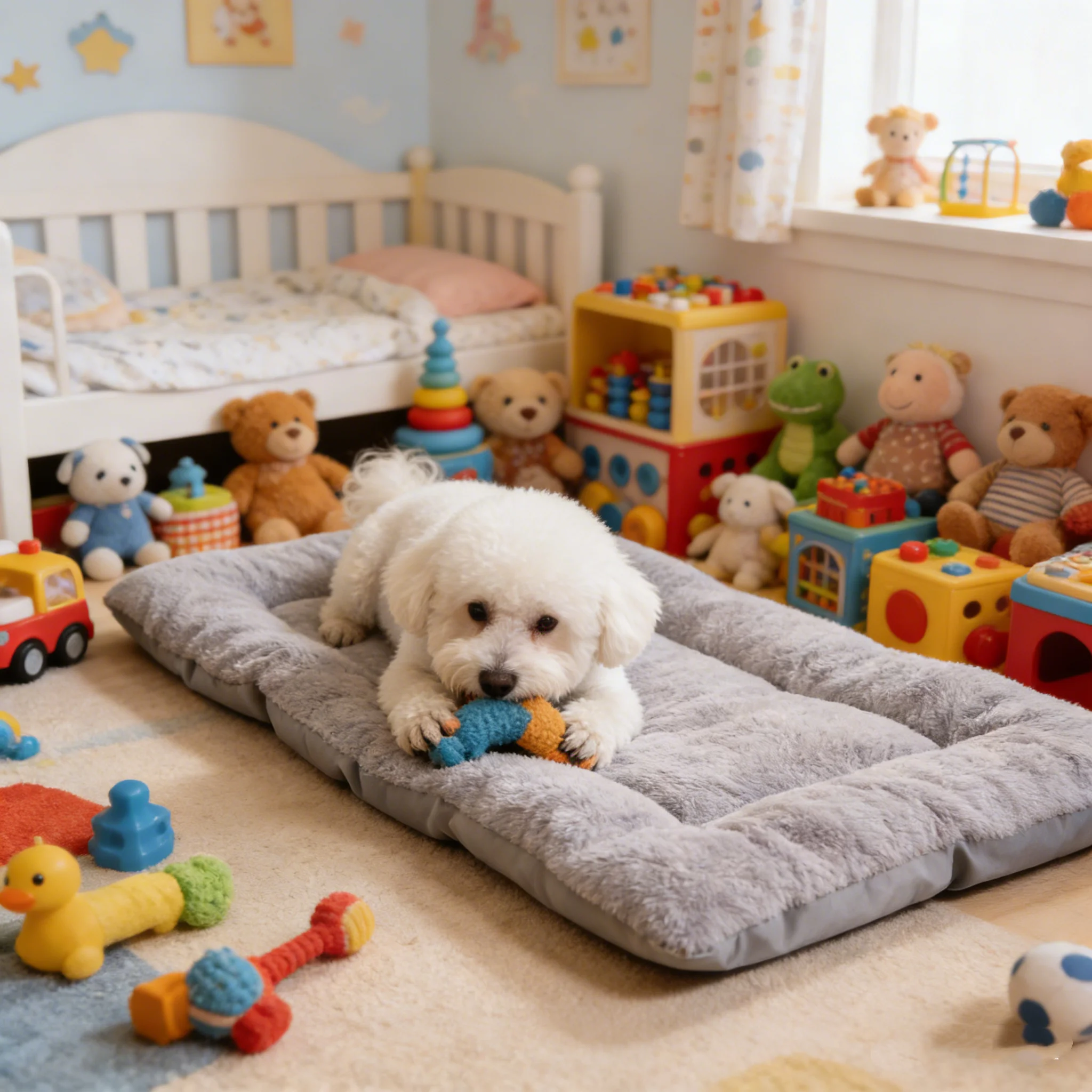 Plush Dog Bed 6