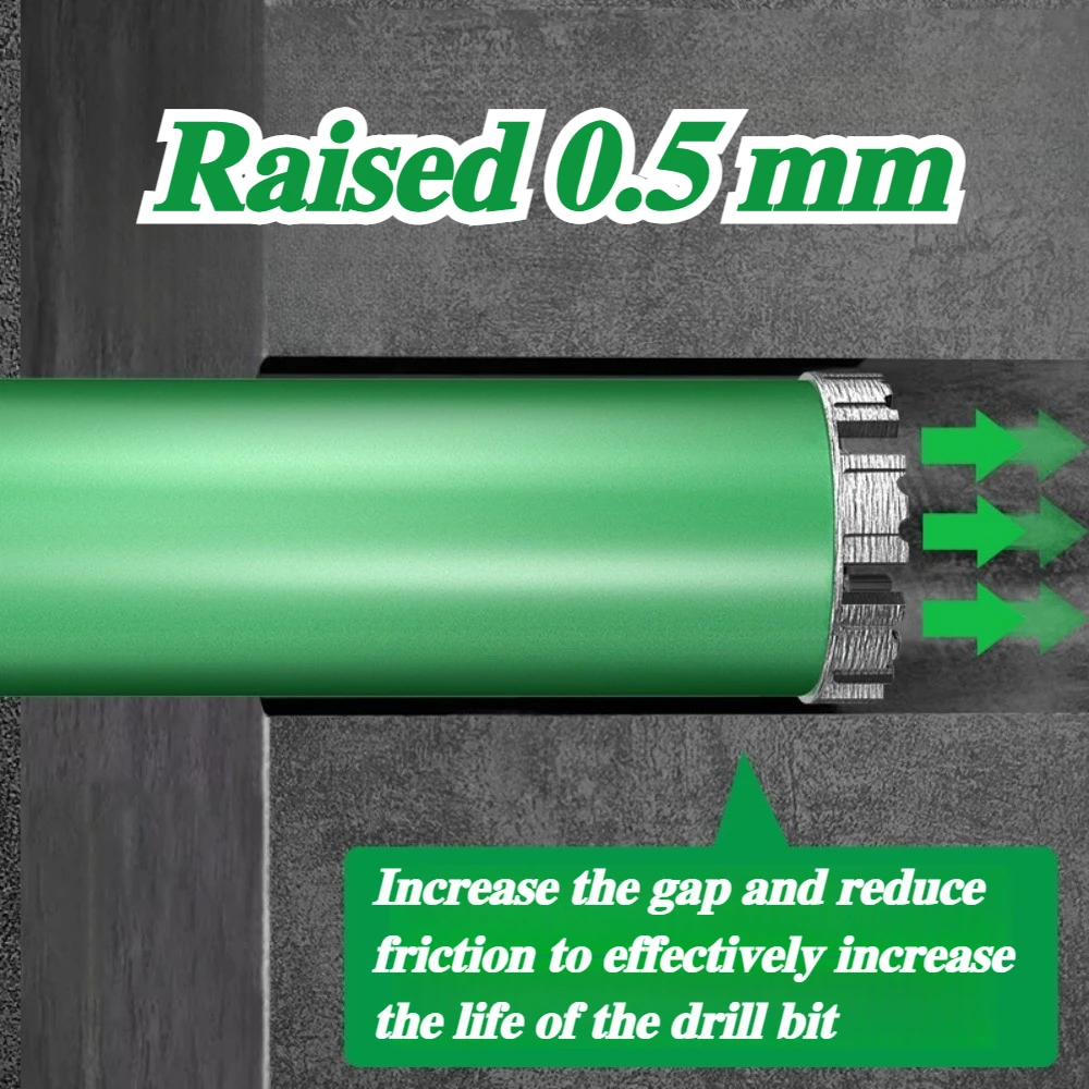 Drill Bit Wall Hole Drilling Tool High Precision Sharp Diamond Concrete Hole Opener Drill Bit Professional Building Tools