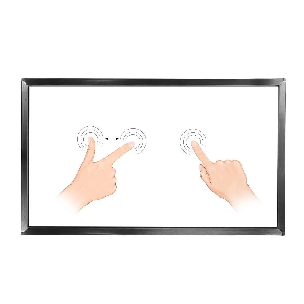 Manufacturer directly sale USB interface quick response 55 inch interactive ir touch frame