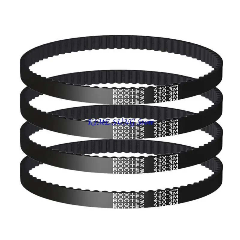 

L5BD 2/4Pcs Replacement Vacuum Belt Rubber Vacuum Cleaner Belt Part for 3M180 3M186
