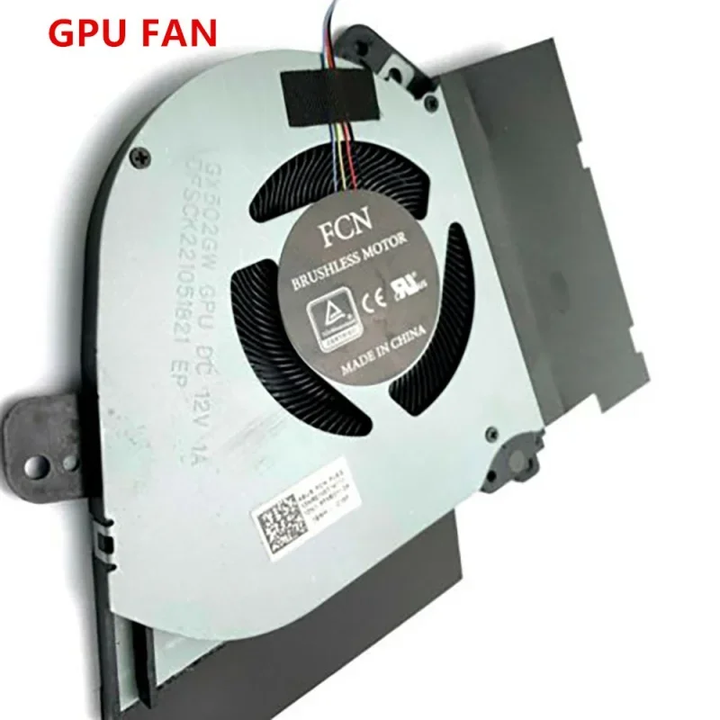 NEW CPU FAN & GPU Cooling Fan For ASUS ROG GX502GW GX502GW GX502GV 12V 1A radiator 13NR0240T02111 13NR0240T01211