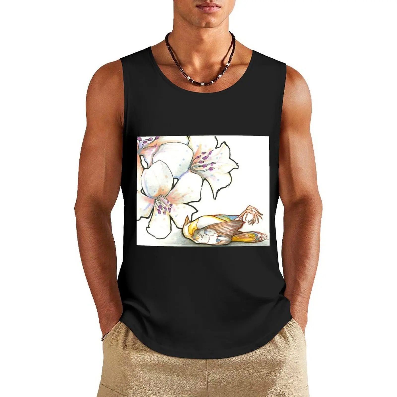 Pretty Dead Tank Top sleeveless gym shirt man fitness sleeveless gym shirts male gym wear men