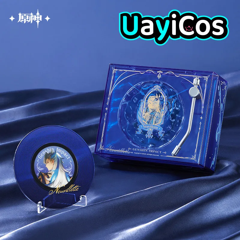 

Оригинальный Bluetooth-динамик Genshin Impact Neuvillette Impression, домашний музыкальный плеер, орнамент, аниме-фигурка, игровая игрушка, подарки для детей, Cos