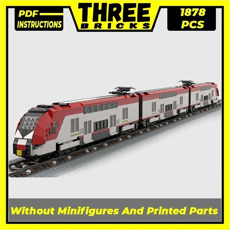 

Technical Moc Bricks Car Model US Regional Californian Train Modular Building Blocks Gifts Toys For Children DIY Sets Assembling