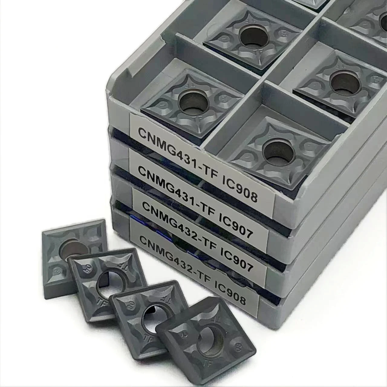 مخرطة تحول خارجية CNC ، أداة عالية الجودة ، إدراج ، CNMG120404 ، IC907 ، IC908 ، CNMG120408 ، TF IC907 ، IC908