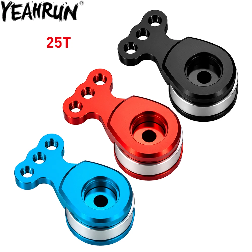 YEAHRUN Alu-Legierung 25T Lenkservo-Arm für Tamiya TT02 1/10 RC Modell Drift Auto Zubehör