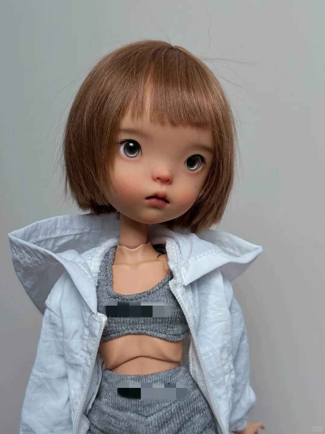 Nuovo autentico bjd Baby 1/6 femmina diandian testa Huhu piccolo Buco matrice sd resina comune trucco manuale spot spedizione gratuita