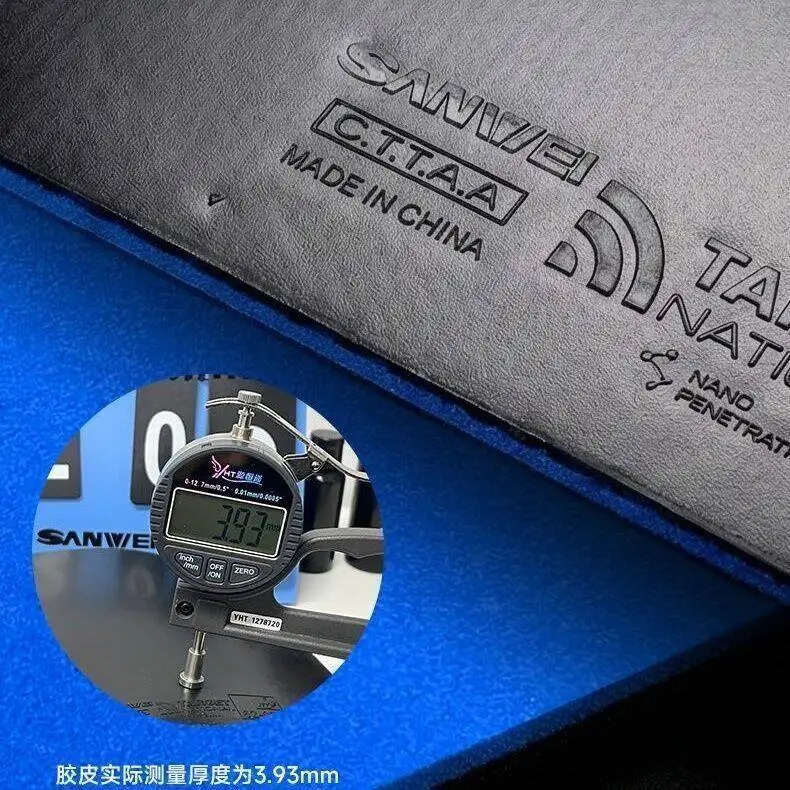 Original SANWEI Target National Tischtennisbelag Player Special Edition Pingpong-Belag Target G40 Schwamm für Vorhandgebrauch – Detail 5