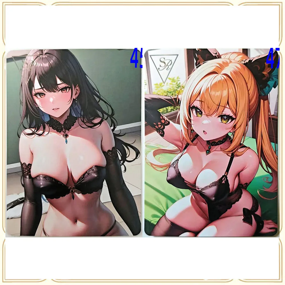 Anime Goddess Story Constellation SR Black Magician Girl Premium Glitter Gry Zabawki Karty Kolekcjonerskie Prezenty Świąteczne Urodzinowe