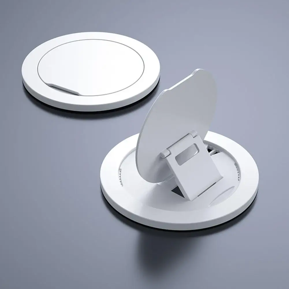 Circular Magnetic Phone Holder With 360 ° Rotation And Folding Portable Lazy Desktop Phone Holder