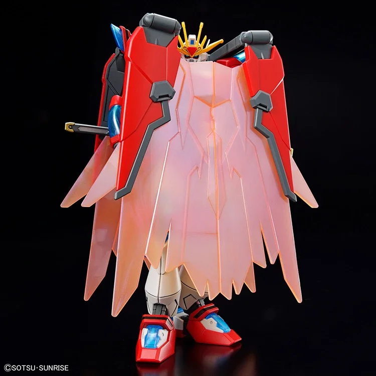 Bandai-figura de acción de GUNDAM HG 1/144, modelo de juguete de colección Original de SHIN BURNING GUNDAM, en Stock