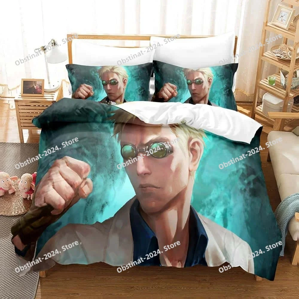 

3d Anime Jujutsu Kaisen Kento Nanami Bedding Set Printed Duvet Cover Sheet Pillowcase Bed Soft Quilt Cover Full Queen King Size