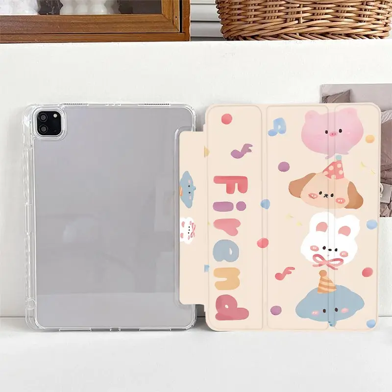 Anti-Scratch Tri-fold TPU Case for Redmi Pad SE 11 inch Xiaomi Pad 5/5Pro 6/6Pro 11 inch Xiaomi Pad 7/7Pro 8/8Pro 11.2 inch