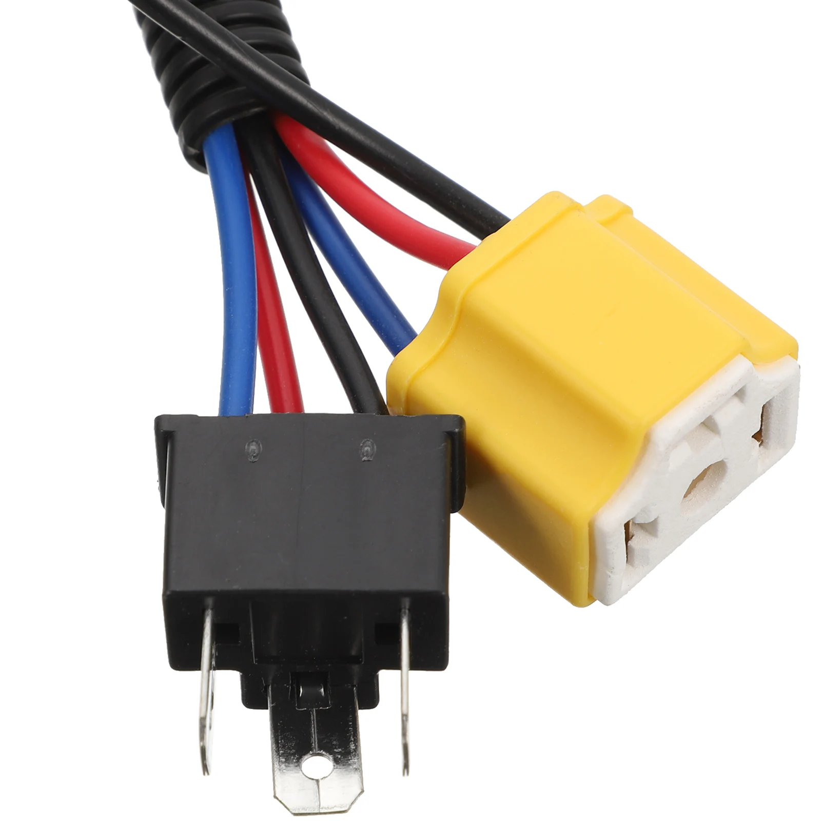 

Car Headlight Booster Wiring Harness H4 9003 Flame Resistant Thick Line Durable Car Light Wire Harness for Vehicle Enhancement