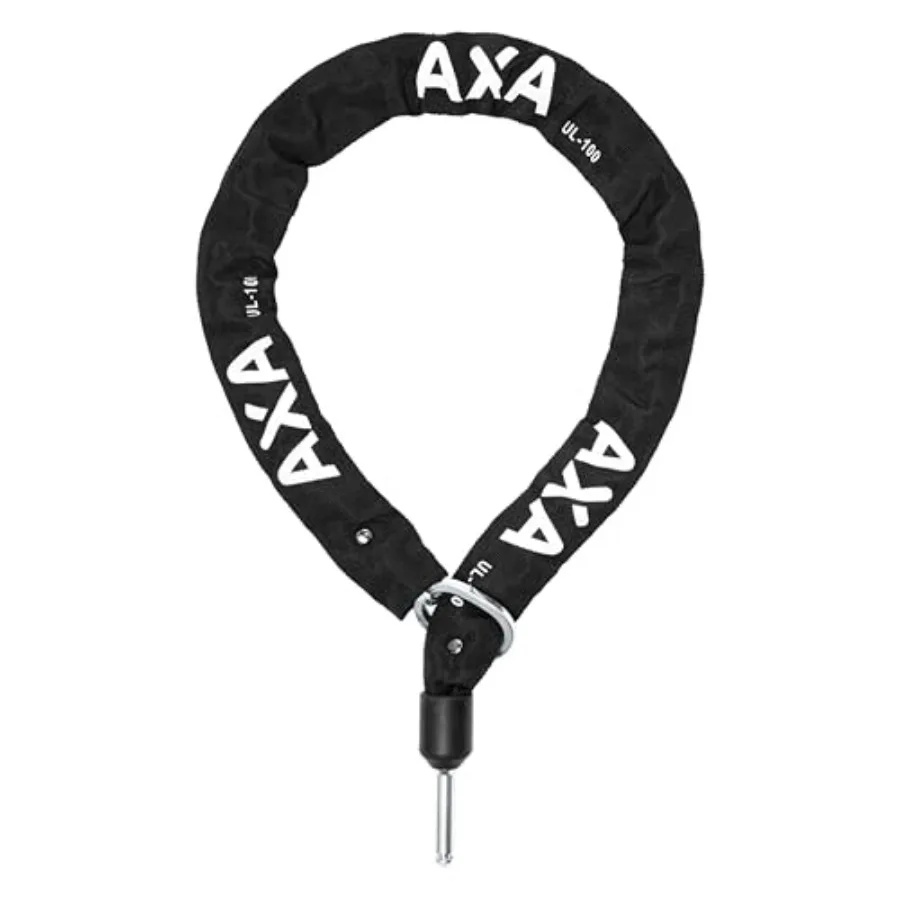 

ULC 100 Plug-in Chain Bike Lock, 100 cm 3.3 ft Long, 5.5 mm Hardened Steel Links, Heavy Duty Anti-Theft E-Bike Security Chain,