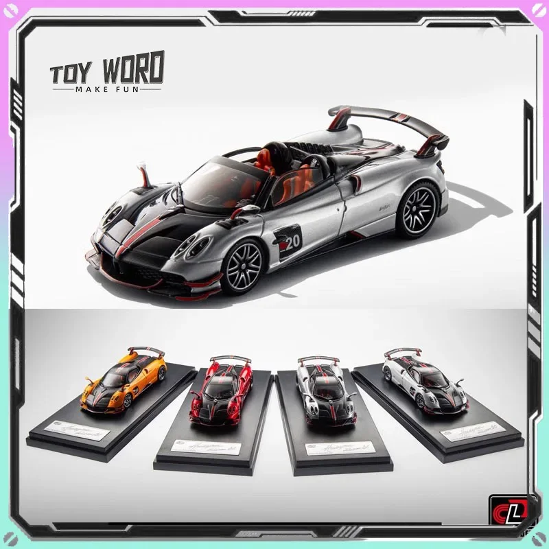 LCD 1: 64 Pagani Huayra Convertible BC Shanghai Exhibition Edition Alloy Car Model Simulation Display Model Boy Collection Gift