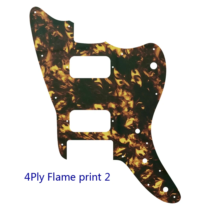 Plearoo Customize Parts - For US Fd Squier AFFINITY JAZZMASTER Guitar Pickguard With HH Pickup, Multiple Colour Choice