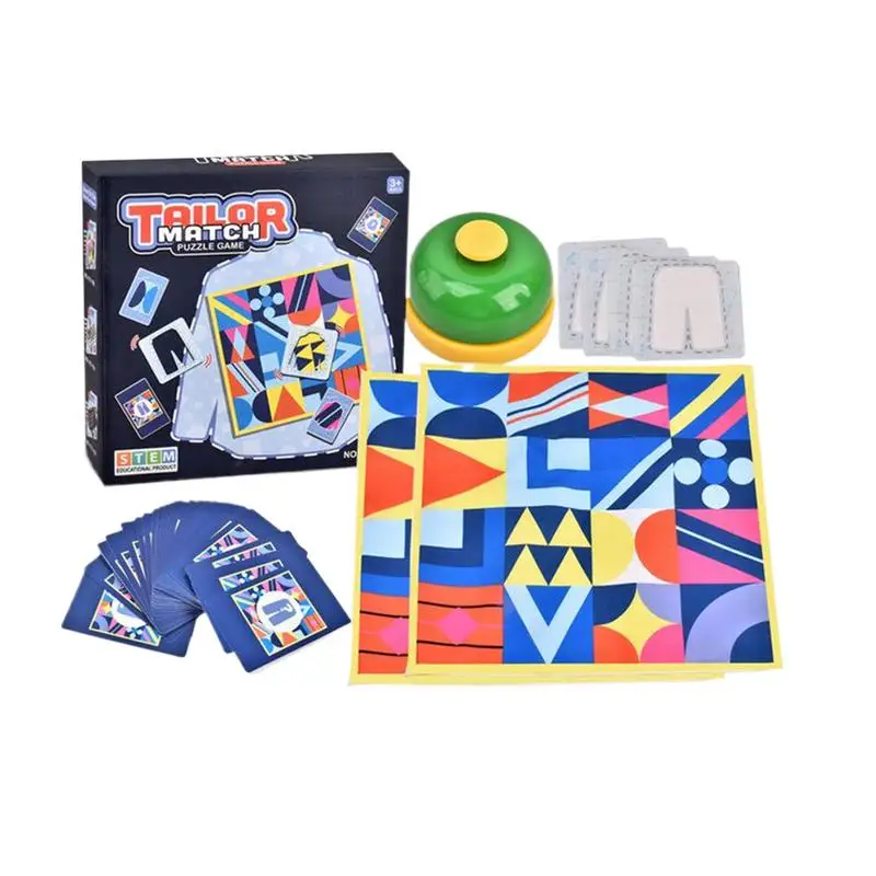 Find It Card Game Kids Early Learning Clothes Matching Card Creative Kids Playing Card Activities Game With A Bell For Children