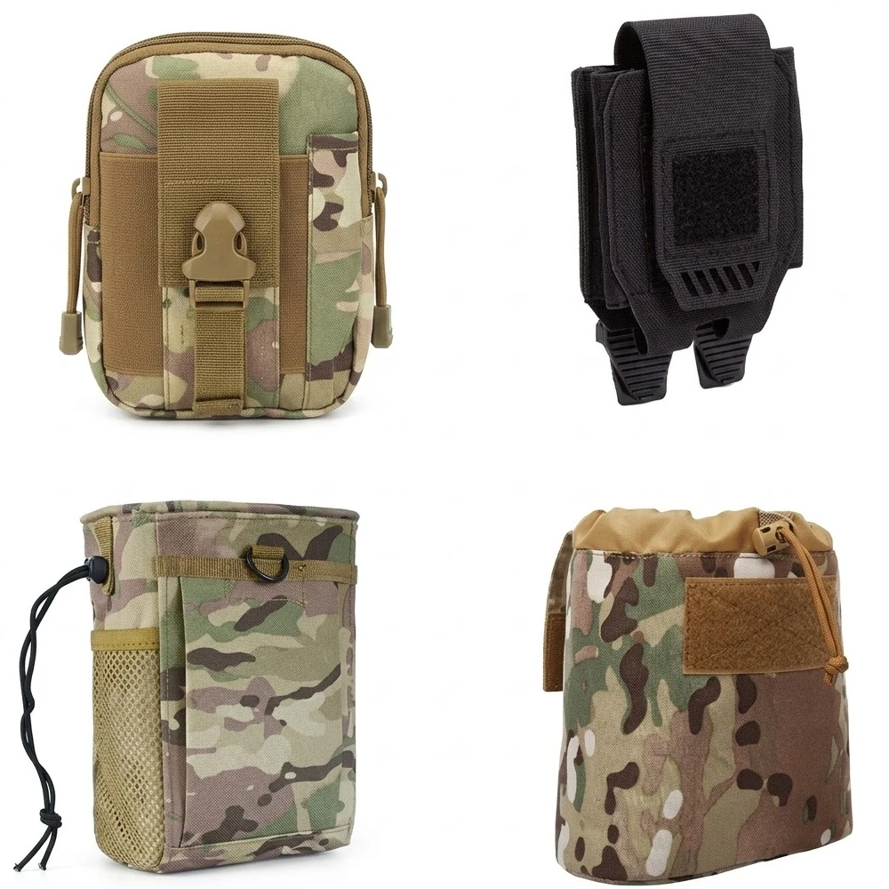 

EDC Dump Pouch Tactical Waist Bag Climbing Camping Tool Bag Lightweight Storage