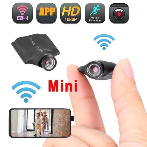 Imagen 2 del producto Mini cámara WiFi 1080P HD, módulo inalámbrico portátil DIY, cámara P2P, grabadora de vídeo, detección de movimiento, videocámara pequeña de seguridad para el hogar