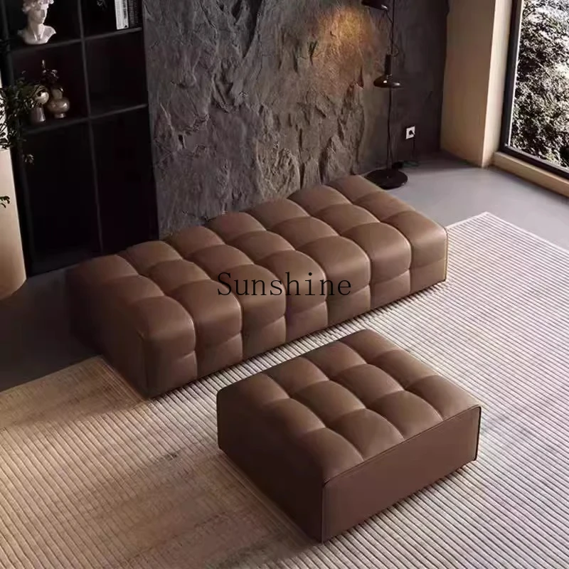 Italian leather, shoe changing stool cloakroom, design, living room sofa, bedroom bed