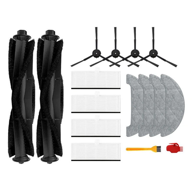 เครื่องดูดฝุ่นหุ่นยนต์ S9สำหรับ Xiaomi viomi แปรงด้านข้างหลักแผ่นกรอง HEPA อุปกรณ์เสริมสำหรับเปลี่ยนผ้าซับ