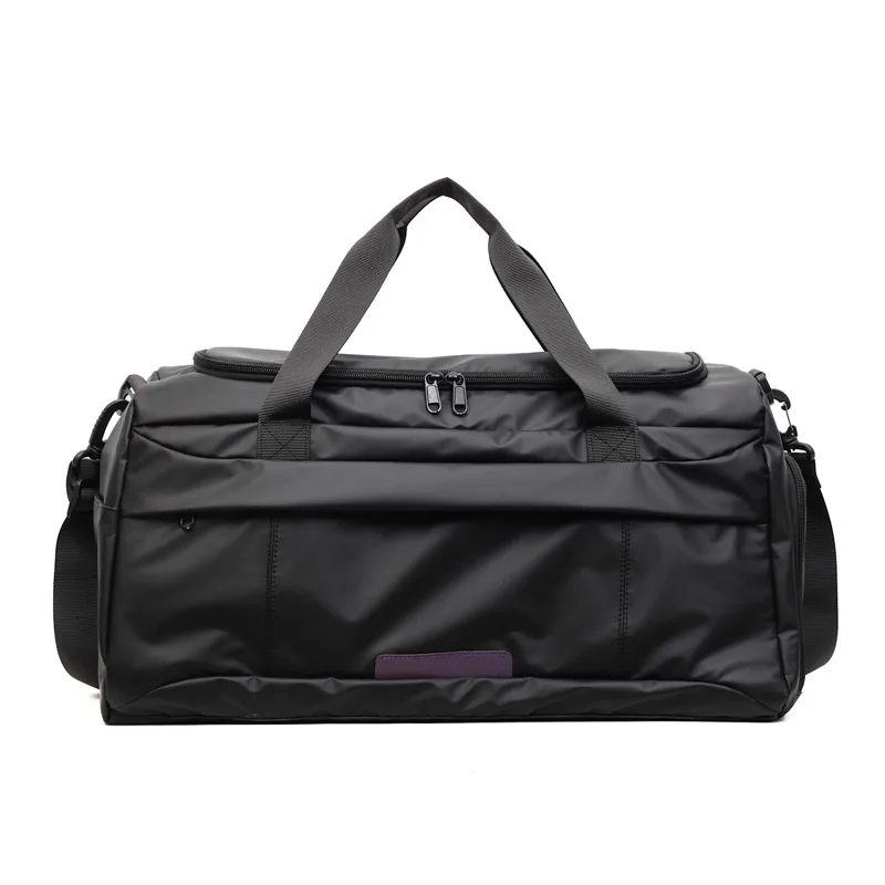 Large-Capacity Fitness Bag with Separate Compartments for Dry and Wet Items—Carry-On Travel Bag