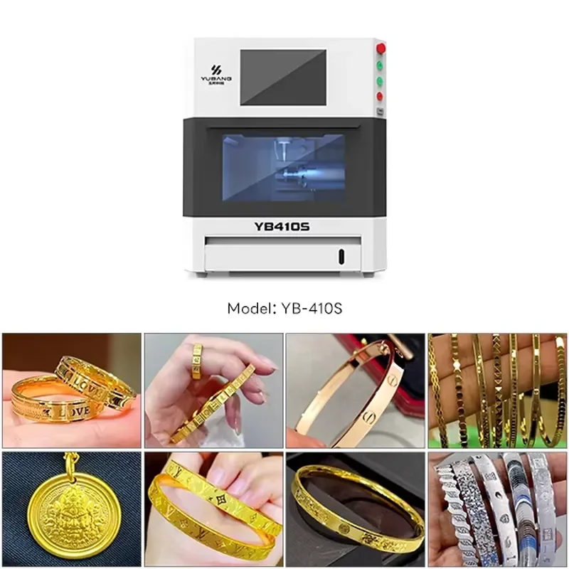 Desktop High Precision 4-Axis CNC Jewelry Engraver Micro CNC Benchtop Milling & Engraving Machine for Rings & Bangles