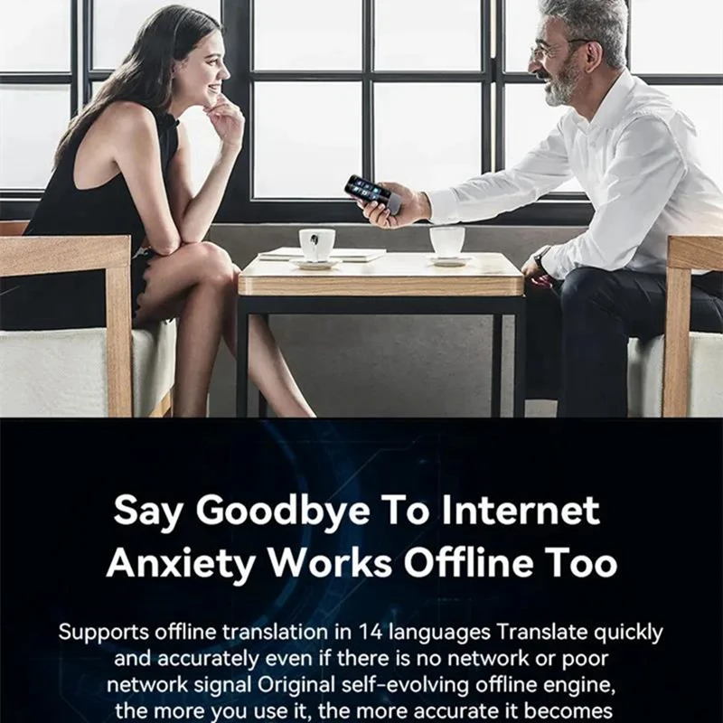 A99E-M30 Smart Voice Translator 139 Online Languages 14 Offline WIFI Photo Recording Dictionary Translation Business Travel