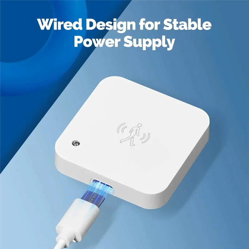 

НОВЫЙ Zigbee 5,8/24G Mmwave радар датчик присутствия человека переключатель обнаружения яркости света Tuya Smart Life Home-A25R