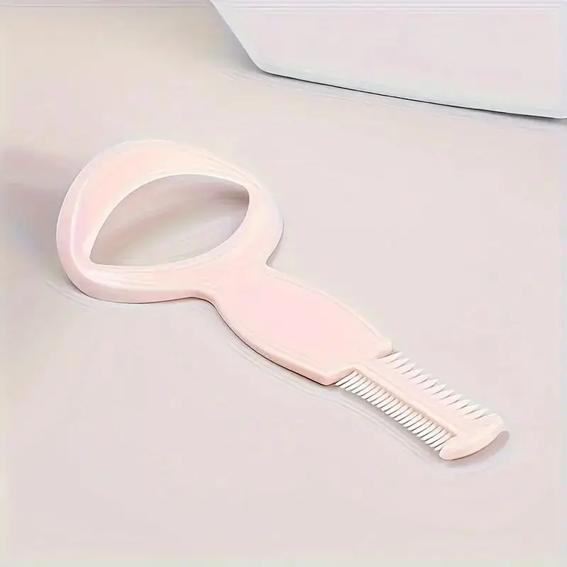 1pc プロ実用アイライナーステンシルキット - コームとまつげアプリケーターツール付きの使いやすいマスカラシールドガードで正確に
