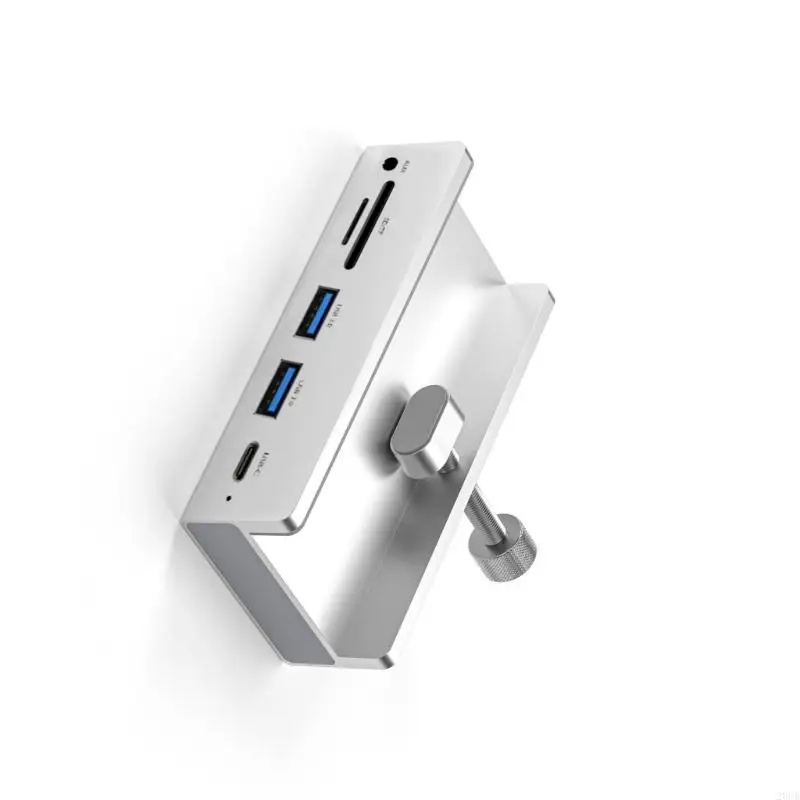 20CB USB3.0 Тип C Адаптер адаптер Алюминий Внешний мультипорт -адаптер Высокая скорость