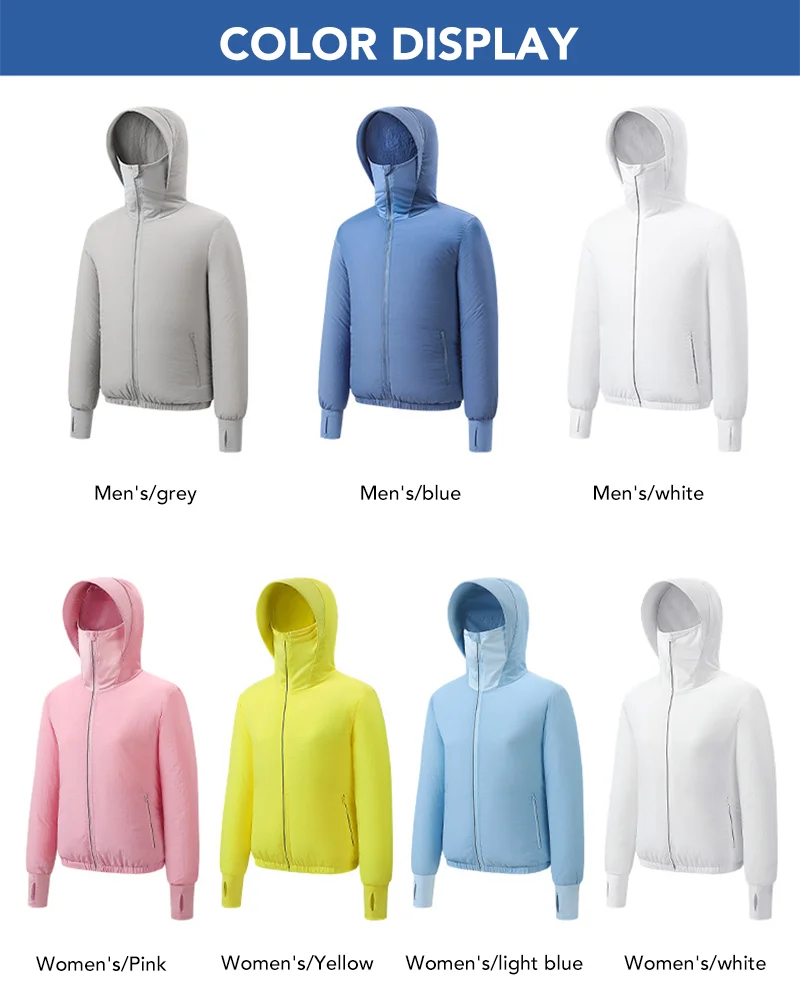 Sommer Paar Stil Klimaanlage Kleidung Eis Jacke mit Fan Reise Sonnenschutz Haut Kleidung Atmungsaktive Outdoor Arbeit Kleidung – Detail 10