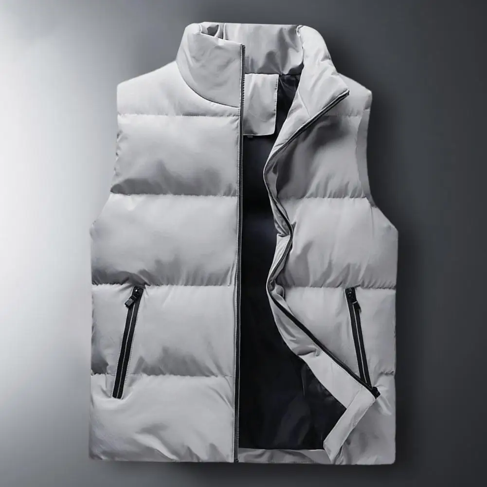 

Trendy Waistcoat Male Coldproof Thickened Sleeveless Jacket All Match Autumn Winter Vest Coat Streetwear