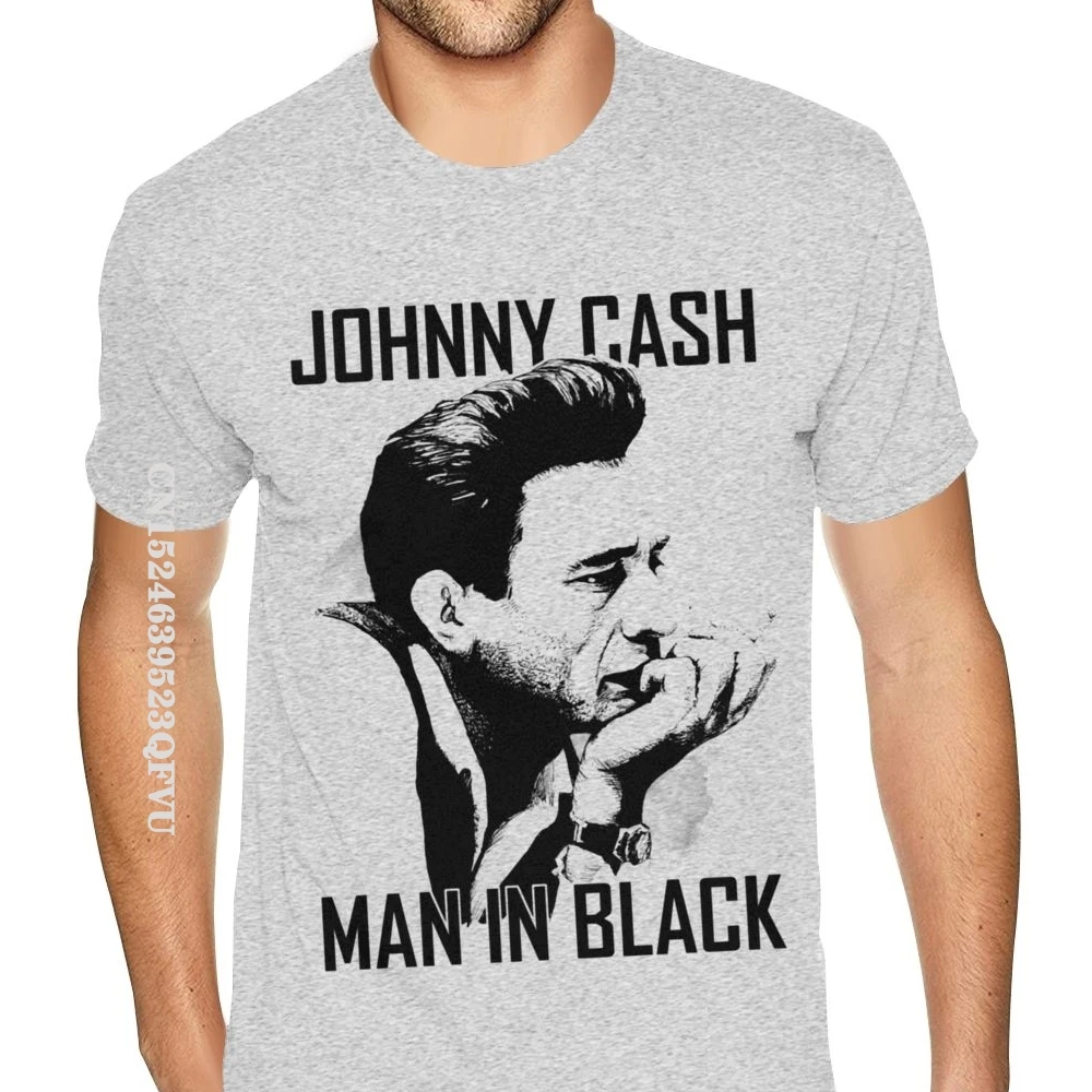 Johnny Cash T-Shirt Men Couple High Quality Shirt Man England Style Tshirts Men Low Price Brand Top Vintage Tee Shirt